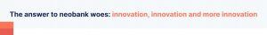 The answer is innovation
